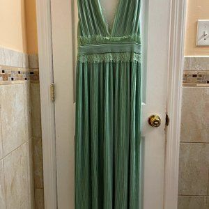 Pleated maxi dress brand new